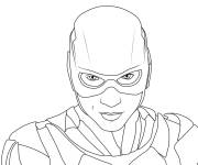 Coloriage Image détaillé de Flash le super-héros