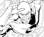 Coloriage La vitesse &eacute;norme de Flash
