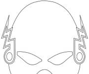 Coloriage Le masque de Flash super-héros