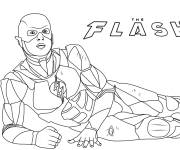 Coloriage Le nouveau film de Flash