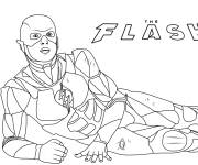 Coloriage Le nouveau film de Flash