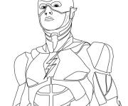 Coloriage Le tout confiant Flash du film Marvel
