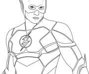 Coloriage Portrait de Flash dans le nouveau film de Marvel