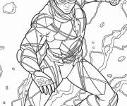 Coloriage Portrait de Flash hd