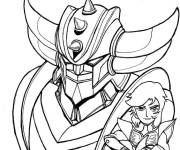 Coloriage Goldorak &agrave; colorier