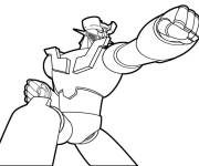Coloriage Goldorak facile