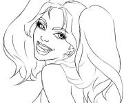 Coloriage Charmante Harley Quinn