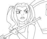 Coloriage Harley Quinn &agrave; imprimer
