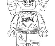 Coloriage et dessins gratuit Harley Quinn de Lego à imprimer