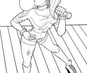 Coloriage et dessins gratuit Harley Quinn du film à imprimer