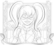 Coloriage Illustration de Harley Quinn