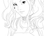 Coloriage La belle Harley Quinn