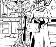 Coloriage  Albus Dumbledore et Dolores Umbridge