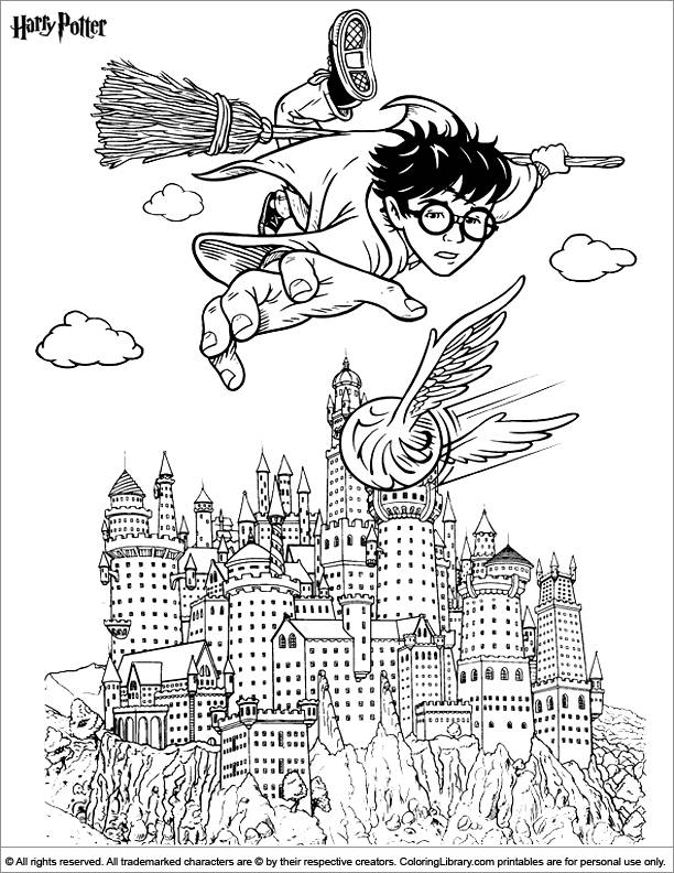 Coloriage et dessins gratuits Dessin Harry Potter à imprimer