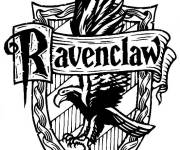 Coloriage harry potter Ravenclaw Logo