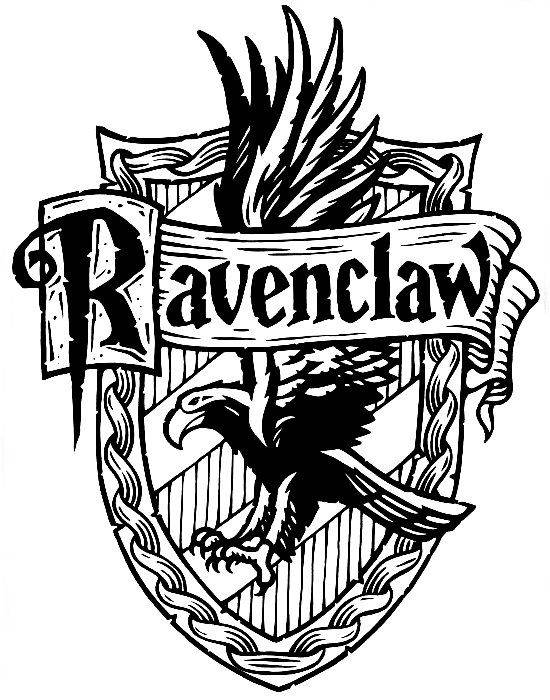 Coloriage et dessins gratuits harry potter Ravenclaw Logo à imprimer