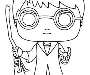 Coloriage et dessins gratuit Harry Potter vector à imprimer