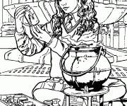 Coloriage Hermione Granger