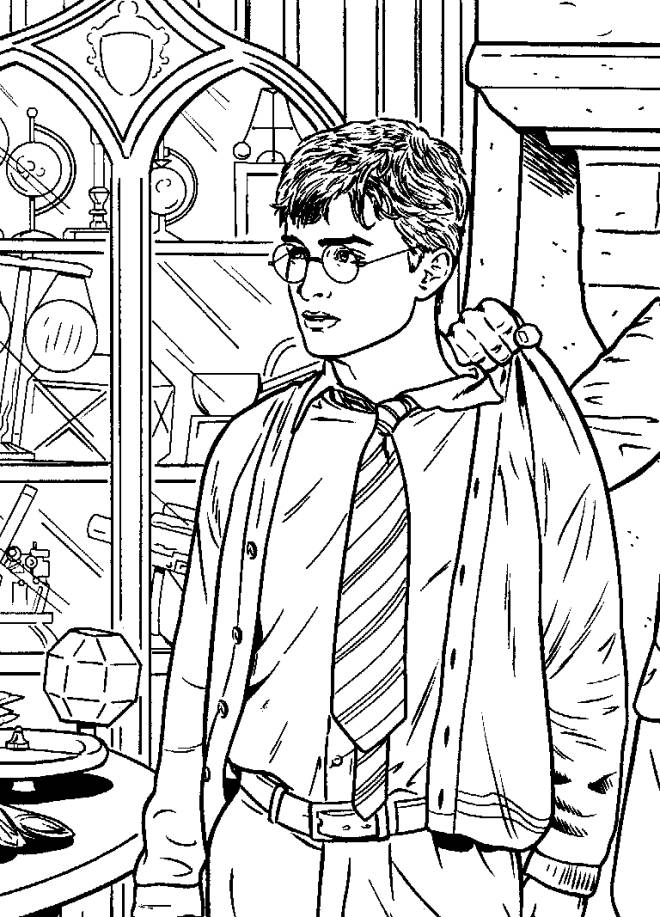 Coloriage et dessins gratuits le film Harry Potter à imprimer à imprimer