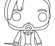 Coloriage Professeur Harry Potter facile