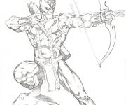 Coloriage Barton l'archer professionnel