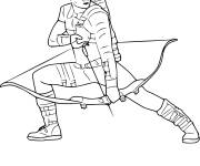 Coloriage Clinton en action