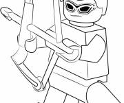 Coloriage Hawkeye archer lego