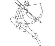 Coloriage et dessins gratuit Hawkeye au crayon à imprimer