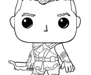 Coloriage Hawkeye Funko Pop