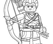 Coloriage Lego Hawkeye