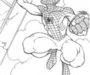 Coloriage et dessins gratuit Héros de Films Spiderman à imprimer