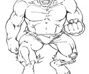 Coloriage Hulk Avengers