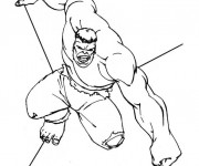 Coloriage Hulk Avengers à colorier