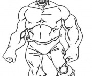 Coloriage Hulk facile