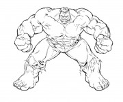 Coloriage Hulk Géant
