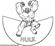 Coloriage Hulk Logo