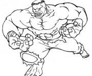 Coloriage et dessins gratuit Hulk rouge à imprimer