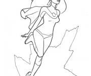 Coloriage et dessins gratuit Atom Eve au vol à imprimer