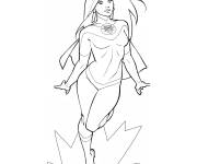 Coloriage Atom Eve de Invincible en action