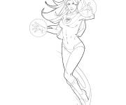 Coloriage Atom Eve facile