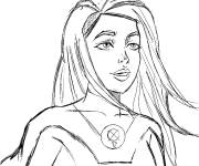 Coloriage Atom Eve style manga