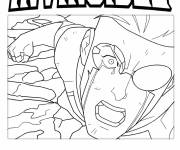 Coloriage Aventure du superh&eacute;ros Invincible