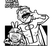 Coloriage Dr&ocirc;le de Mark et Nolan