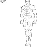 Coloriage Feuille de Omni-Man