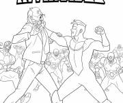 Coloriage Illustration de couverture de l'Invincible