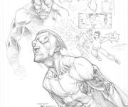 Coloriage Invincible art de comics