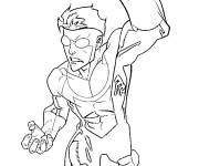 Coloriage Invincible de dessin anim&eacute;
