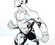 Coloriage Invincible en maternelle