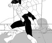 Coloriage Invincible imprimable