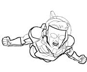 Coloriage et dessins gratuit Invincible le superh&eacute;ros à imprimer